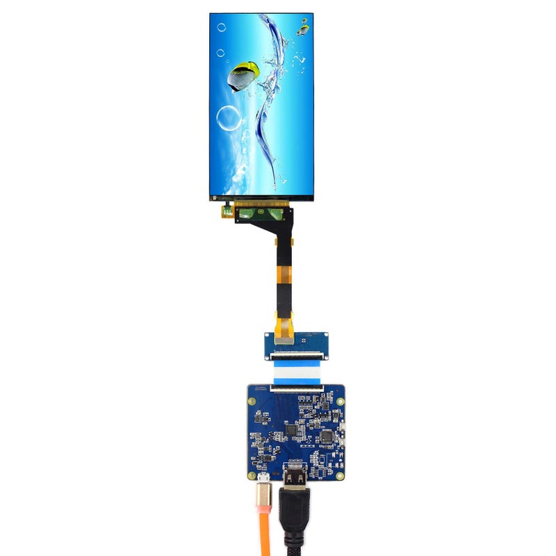 VSDISPLAY for 3D Printer Replacement Display,5.5 Inch LS055R1SX04 1440X2560 2K IPS LCD Screen with to Mipi LCD Controller Board - Image 1